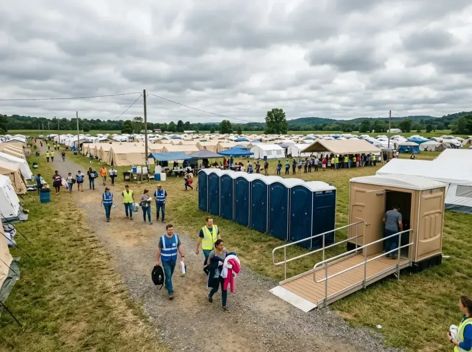 disaster-relief-camp-restrooms-010 — frequently asked questions, Dumpster & Portable Bathrooms Rental in Tri-City, OR